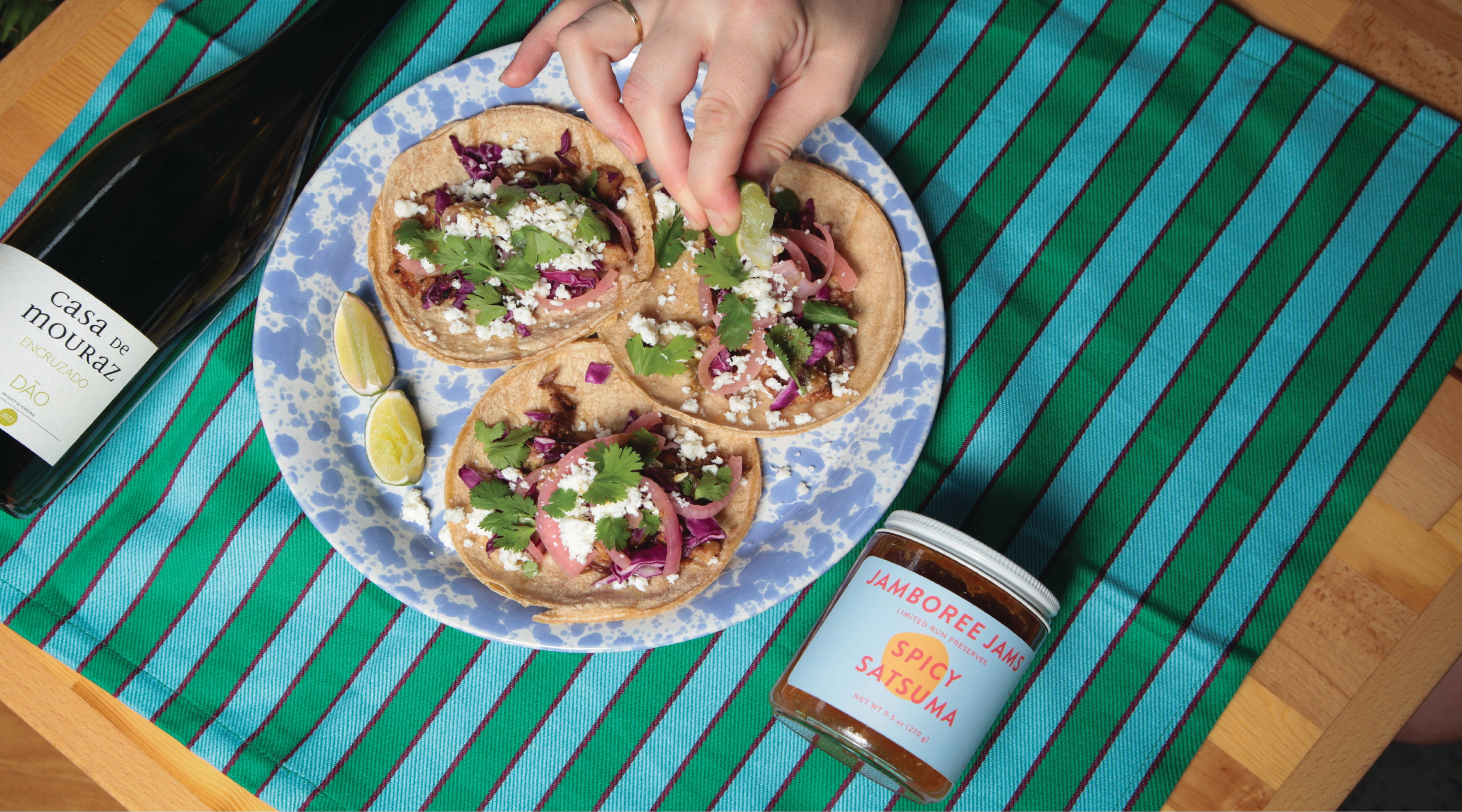 Pork Carnitas with Spicy Satsuma Jam