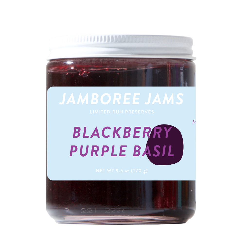 Blackberry Purple Basil Jam – Jamboree Jams