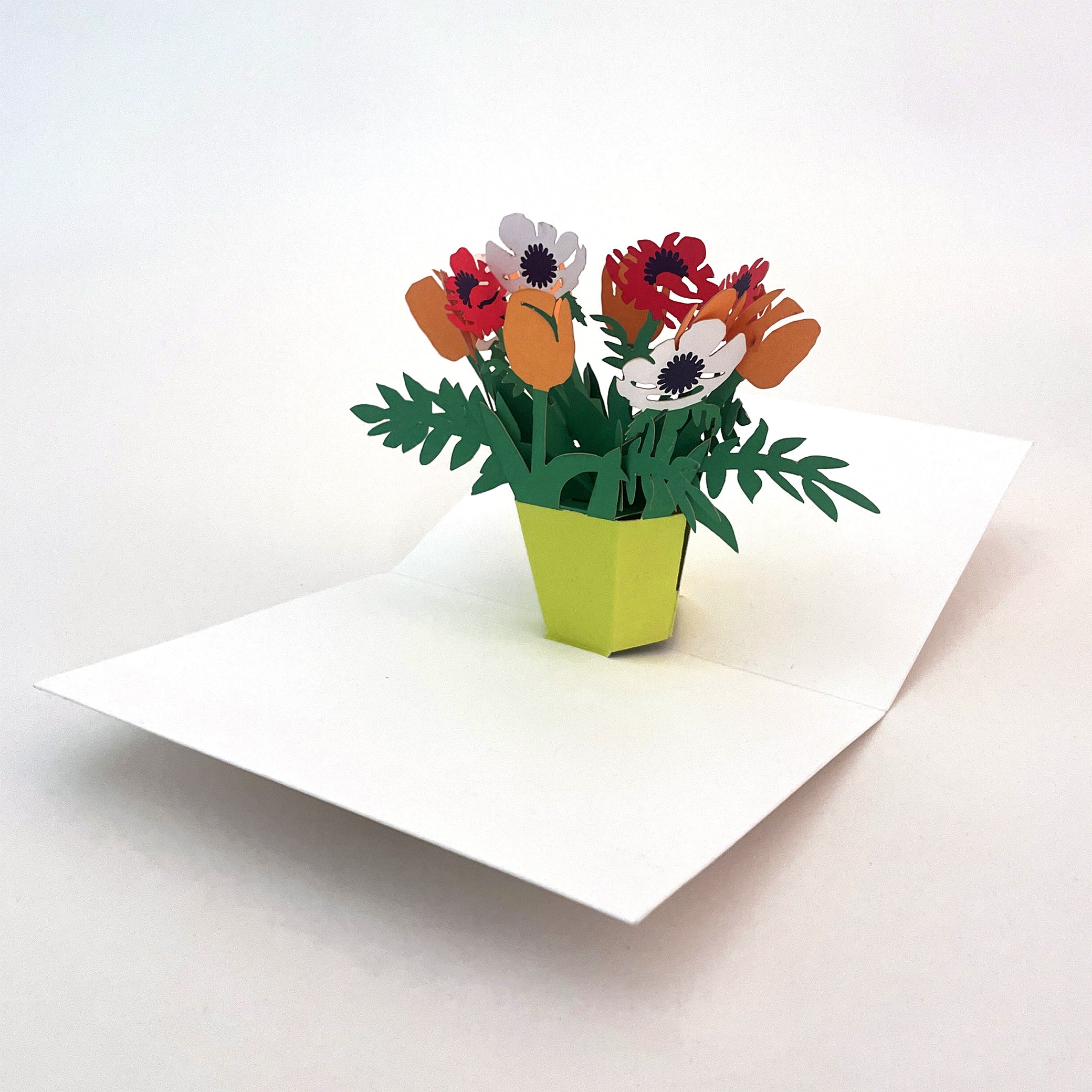 Maike Biederstaedt Brilliant Bouquet Pop Up Card