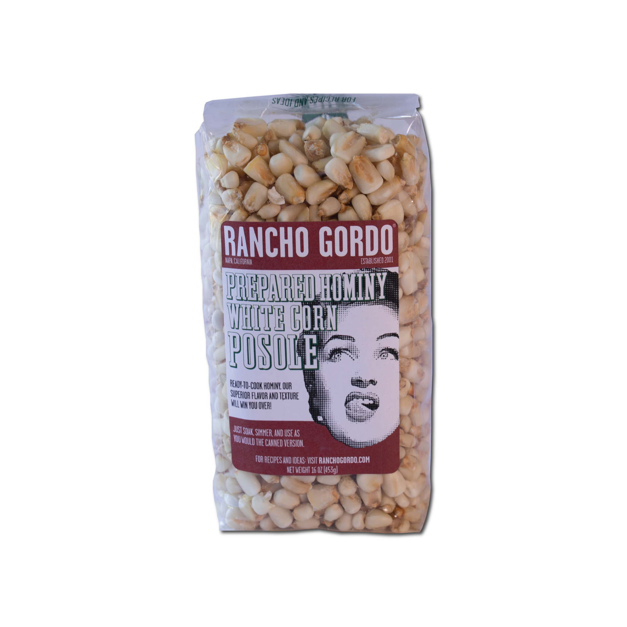 Rancho Gordo White Corn Posole Hominy